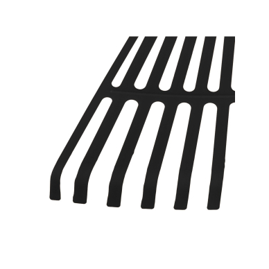 Didelis lapų grėblys, juodas 6