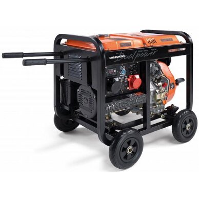 Dyzelinis generatorius DAEWOO DDAE 9000DXE-3, 6.0kW + automatinio valdymo blokas ATS15-DDAE 3