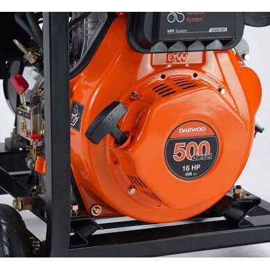Dyzelinis generatorius DAEWOO DDAE 9000DXE-3, 6.0kW + automatinio valdymo blokas ATS15-DDAE 4