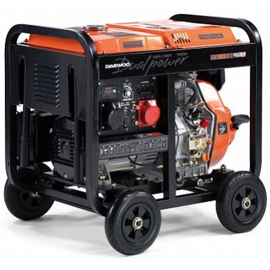 Dyzelinis generatorius DAEWOO DDAE 9000DXE-3, 6.0kW + automatinio valdymo blokas ATS15-DDAE 1