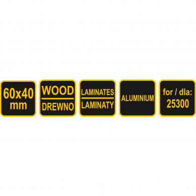 Ašmenys dildei gipso kartonui Vorel, 60 mm 3 Ašmenys dildei gipso kartonui Vorel, 60 mm 3