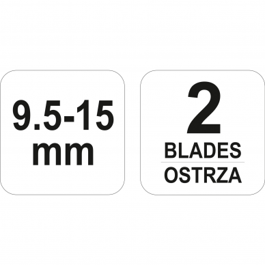 Oblius gipso plokščių kraštams Yato, 2 peiliai 4 Oblius gipso plokščių kraštams Yato, 2 peiliai 4