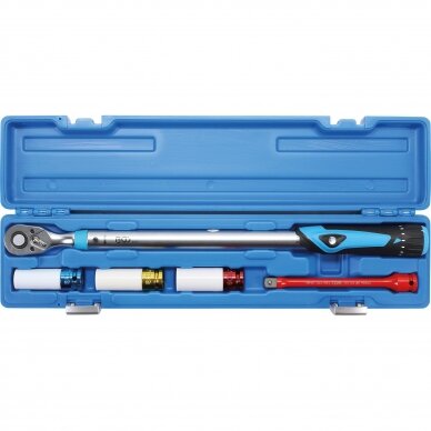 Dinamometrinio rakto rinkinys BGS-technic, 12.5 mm (1/2"), 40 - 200 Nm 3 Dinamometrinio rakto rinkinys BGS-technic, 12.5 mm (1/2"), 40 - 200 Nm 3