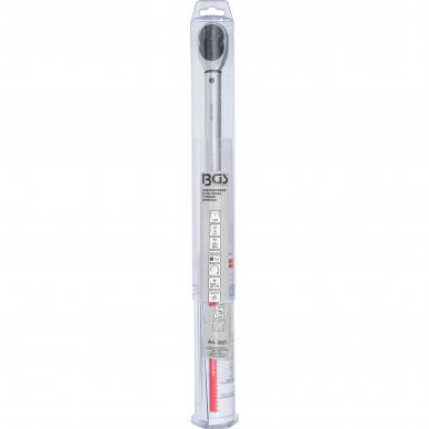 Dinamometrinis raktas BGS-technic, 12.5 mm (1/2"), 40 - 220 Nm 2