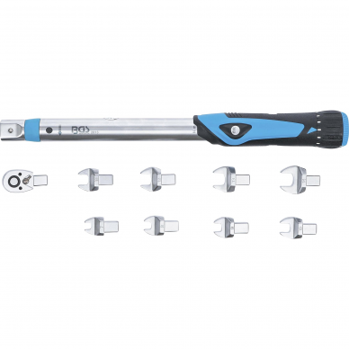 Dinamometrinio rakto rinkinys BGS-technic, 6.3 mm (1/4"), 10 - 50 Nm, 10 vnt. 1 Dinamometrinio rakto rinkinys BGS-technic, 6.3 mm (1/4"), 10 - 50 Nm, 10 vnt. 1