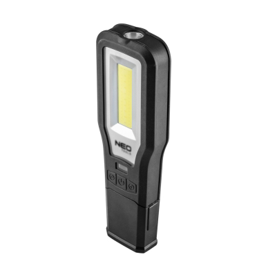 Dirbtuvių lempa 550 lm COB LED + pagrindas + įkroviklis 2