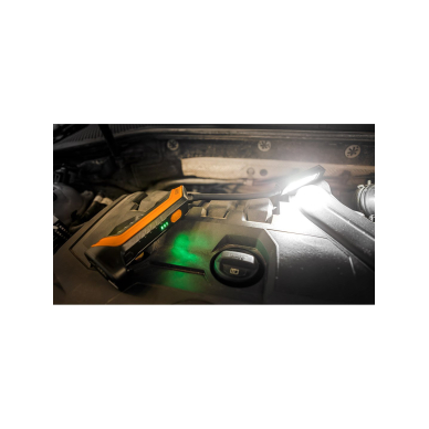 Dirbtuvių lempa įkraunama 400 lm COB + žibintuvėlis 4