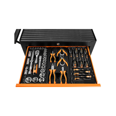 Dirbtuvių spintelė NEO, 5 stalčiai + 117 įrankių 5