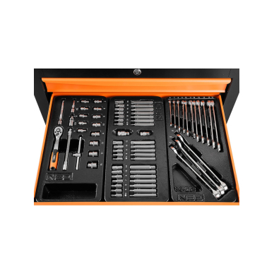 Dirbtuvių spintelė NEO, 5 stalčiai + 117 įrankių 6