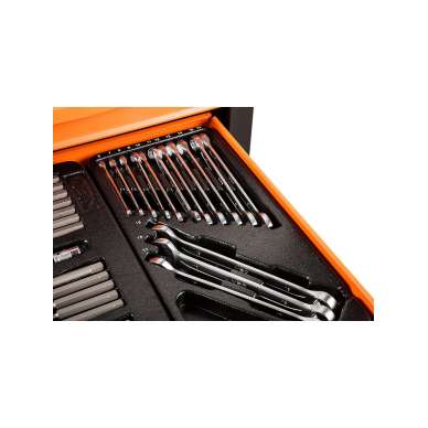 Dirbtuvių spintelė NEO, 5 stalčiai + 117 įrankių 8