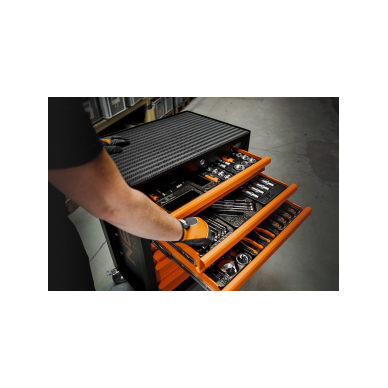 Dirbtuvių spintelė NEO, 7 stalčiai + 129 įrankiai 3