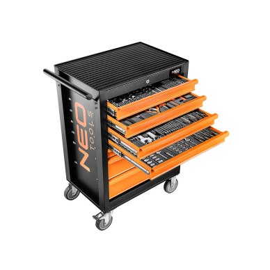 Dirbtuvių spintelė NEO, 7 stalčiai + 176 įrankiai