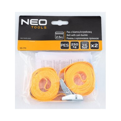 Diržas su kumštelio sagtimi 25 mm x 2,5 m 2 vnt. 1 Diržas su kumštelio sagtimi 25 mm x 2,5 m 2 vnt. 1