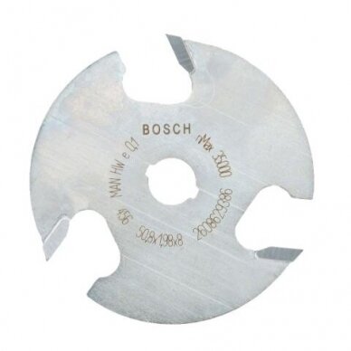 Diskinė griovelių freza Bosch, 8 mm, D1 50,8 mm, L 2 mm, 2608629386