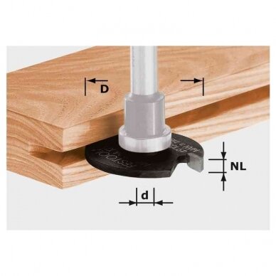 Diskinė griovelių freza Festool HW D40x2 (491040) Diskinė griovelių freza Festool HW D40x2 (491040)