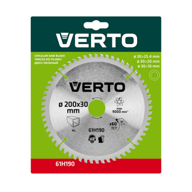Diskinis pjūklas 200x30mm 60d 1 Diskinis pjūklas 200x30mm 60d 1