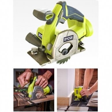 Diskinis pjūklas Ryobi R18MMS-0, 18V, 85mm 1 Diskinis pjūklas Ryobi R18MMS-0, 18V, 85mm 1