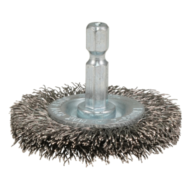 Disko formos šveitimo šepetys Makita D-76613, 50mm, su 1/4'' šešiakampiu antgaliu Disko formos šveitimo šepetys Makita D-76613, 50mm, su 1/4'' šešiakampiu antgaliu