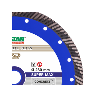 DISTAR SUPER MAX deimantinis diskas armuotam betonui, 230mm 1 DISTAR SUPER MAX deimantinis diskas armuotam betonui, 230mm 1