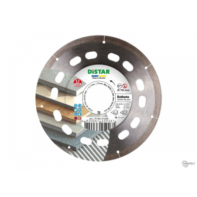 DISTAR ESTHETE deimantinis diskas porcelianui, akmens masei, keramikai, 115mm DISTAR ESTHETE deimantinis diskas porcelianui, akmens masei, keramikai, 115mm