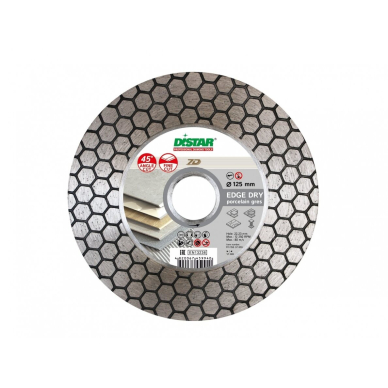 DISTAR EDGE DRY deimantinis diskas plytelėms, 115mm (11115546009) DISTAR EDGE DRY deimantinis diskas plytelėms, 115mm (11115546009)