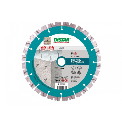 DISTAR TECHNIK ADVANCED Deimantinis diskas betonui, 180 mm (14315347014) DISTAR TECHNIK ADVANCED Deimantinis diskas betonui, 180 mm (14315347014)