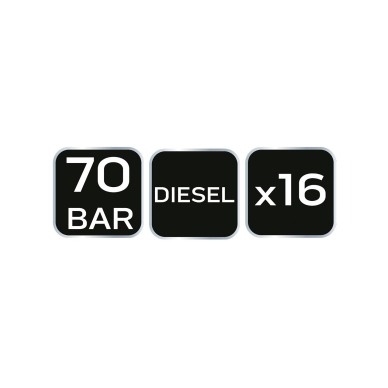 Dizelinis kompresijos matuoklis iki 70 bar 6