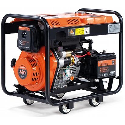 Dyzelinis generatorius DAEWOO DDAE 6000XE-3, 4.5 kW 1