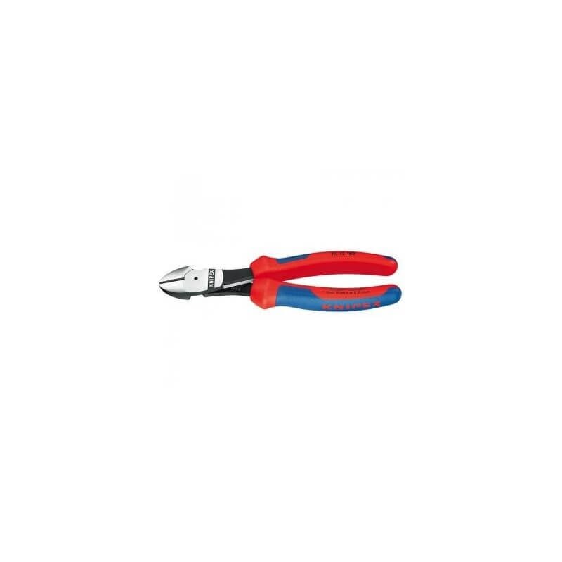 Didelės svertinės jėgos kirpimo replės KNIPEX 7412 Didelės svertinės jėgos kirpimo replės KNIPEX 7412