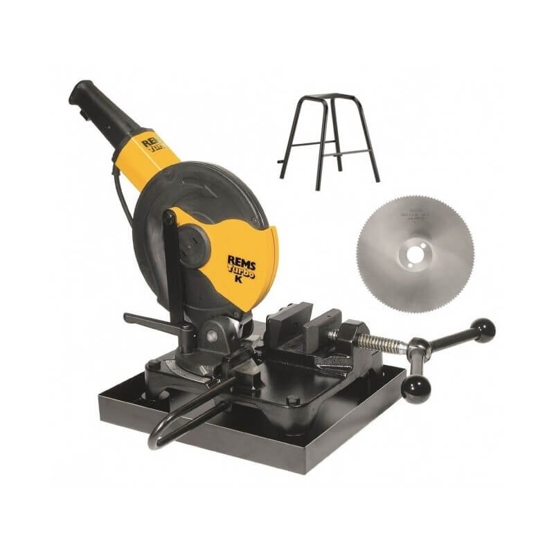 Diskinis metalo pjūklas REMS Turbo K Basic su priedais, 1,2 kW Diskinis metalo pjūklas REMS Turbo K Basic su priedais, 1,2 kW