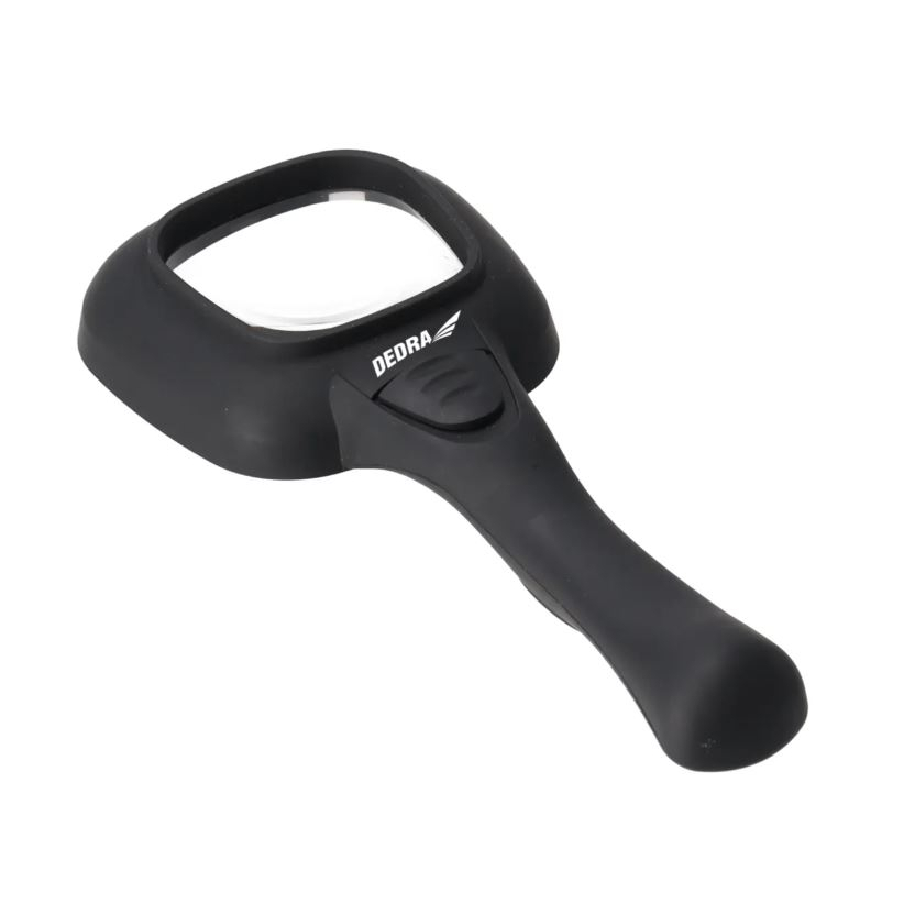 Didinamasis stiklas DEDRA 06F815, 4X+LED Didinamasis stiklas DEDRA 06F815, 4X+LED