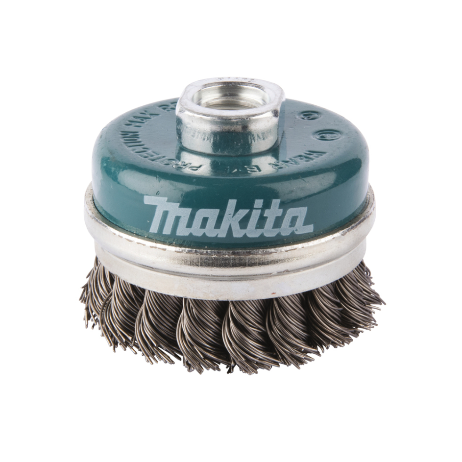 Vielinis šepetys Makita D-24153, 60MMxM14, 0,5mm Vielinis šepetys Makita D-24153, 60MMxM14, 0,5mm