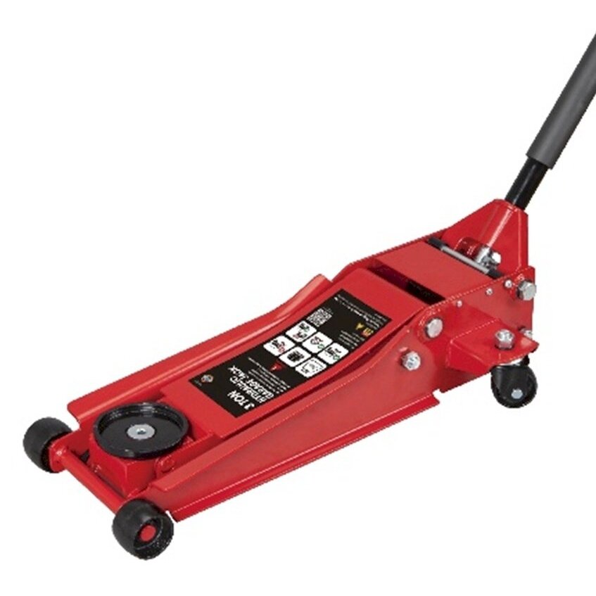 Domkratas su ratukais | dvigubas stūmoklis | 80- 508 mm | 2.5 t (FJ25-A)