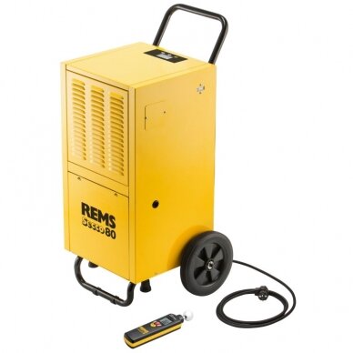 Drėgmės surinktuvas REMS Secco 80 + drėgmės matuoklis Drėgmės surinktuvas REMS Secco 80 + drėgmės matuoklis