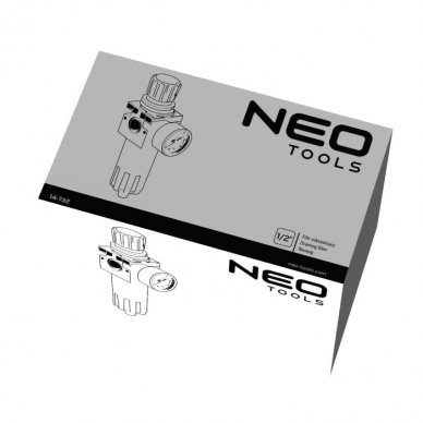 Drenažo filtras su slėgio reduktoriumi Neo 14-732, 1/2", metalinis korpusas 4