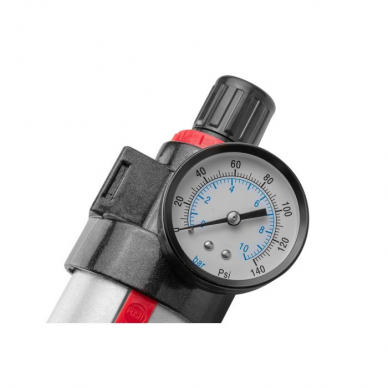 Drenažo filtras su slėgio reduktoriumi Neo 14-732, 1/2", metalinis korpusas 3 Drenažo filtras su slėgio reduktoriumi Neo 14-732, 1/2", metalinis korpusas 3