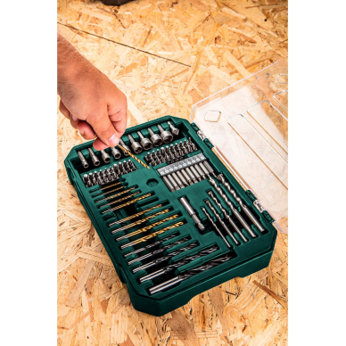 Drill and bits set, 81 vnt, socket bits 2