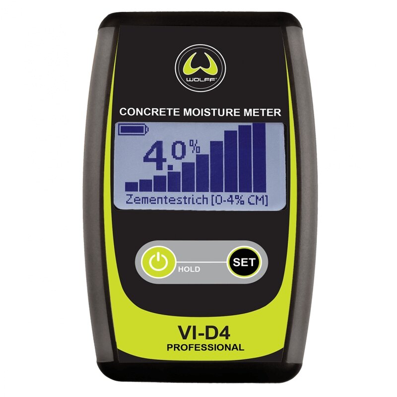 Drėgmės matavimo prietaisas WOLFF V1-D4 Professional Drėgmės matavimo prietaisas WOLFF V1-D4 Professional