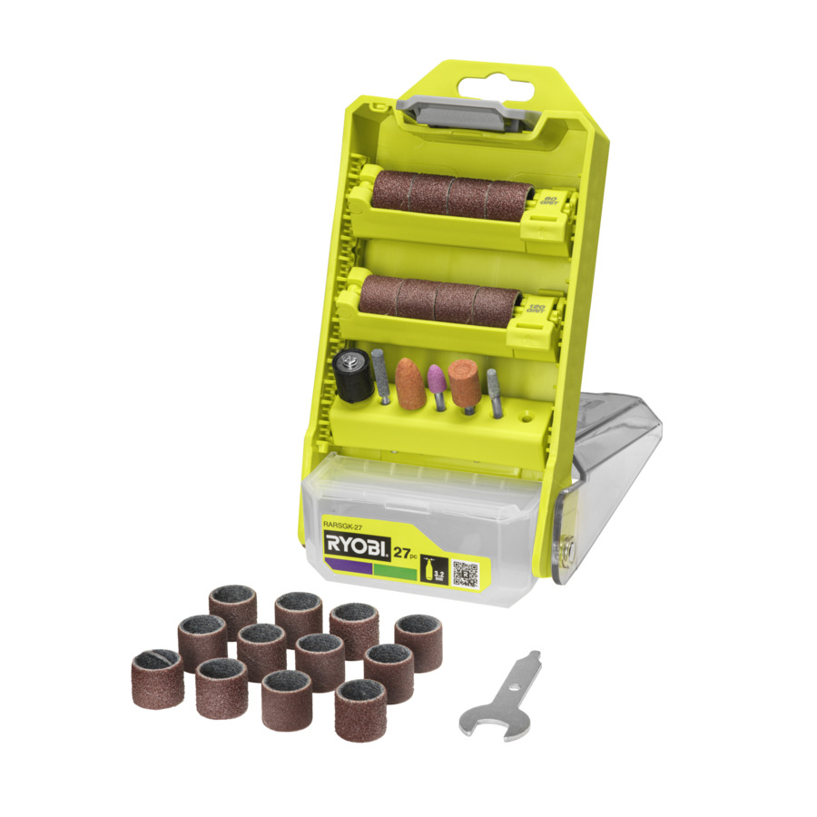 Šlifavimo rinkinys Ryobi RARSGK-27, 3,2 mm / 1/8 colio, 27 vnt.