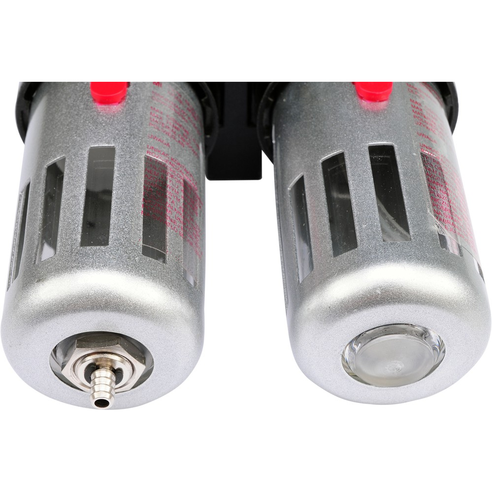 Drėgmės surinkėjas, reguliatorius su manometru ir tepaline Vorel, 1/2" 3 Drėgmės surinkėjas, reguliatorius su manometru ir tepaline Vorel, 1/2" 3