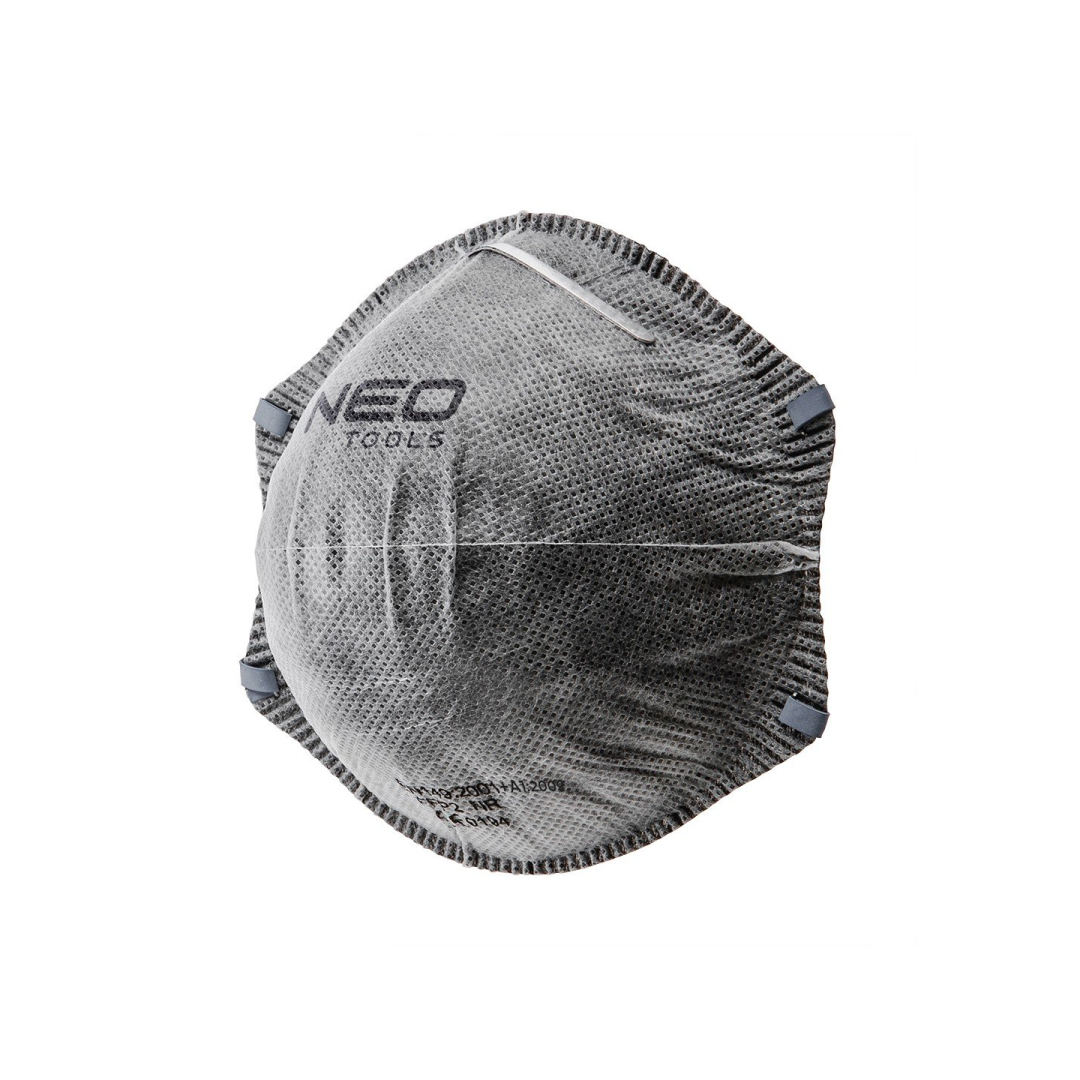 Dulkių apsaugos puskaukė su aktyvia anglimi, FFP2, 3 vnt