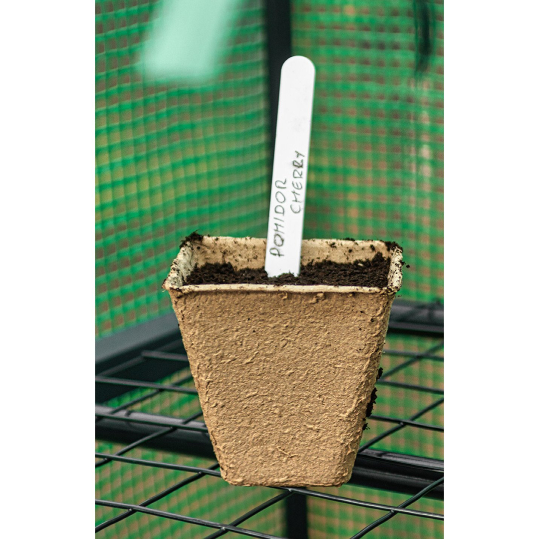 Durpių ankštys: 8 x 8 x 7,8 cm, 18 vnt 1