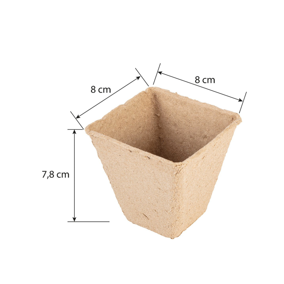 Durpių ankštys: 8 x 8 x 7,8 cm, 18 vnt 8