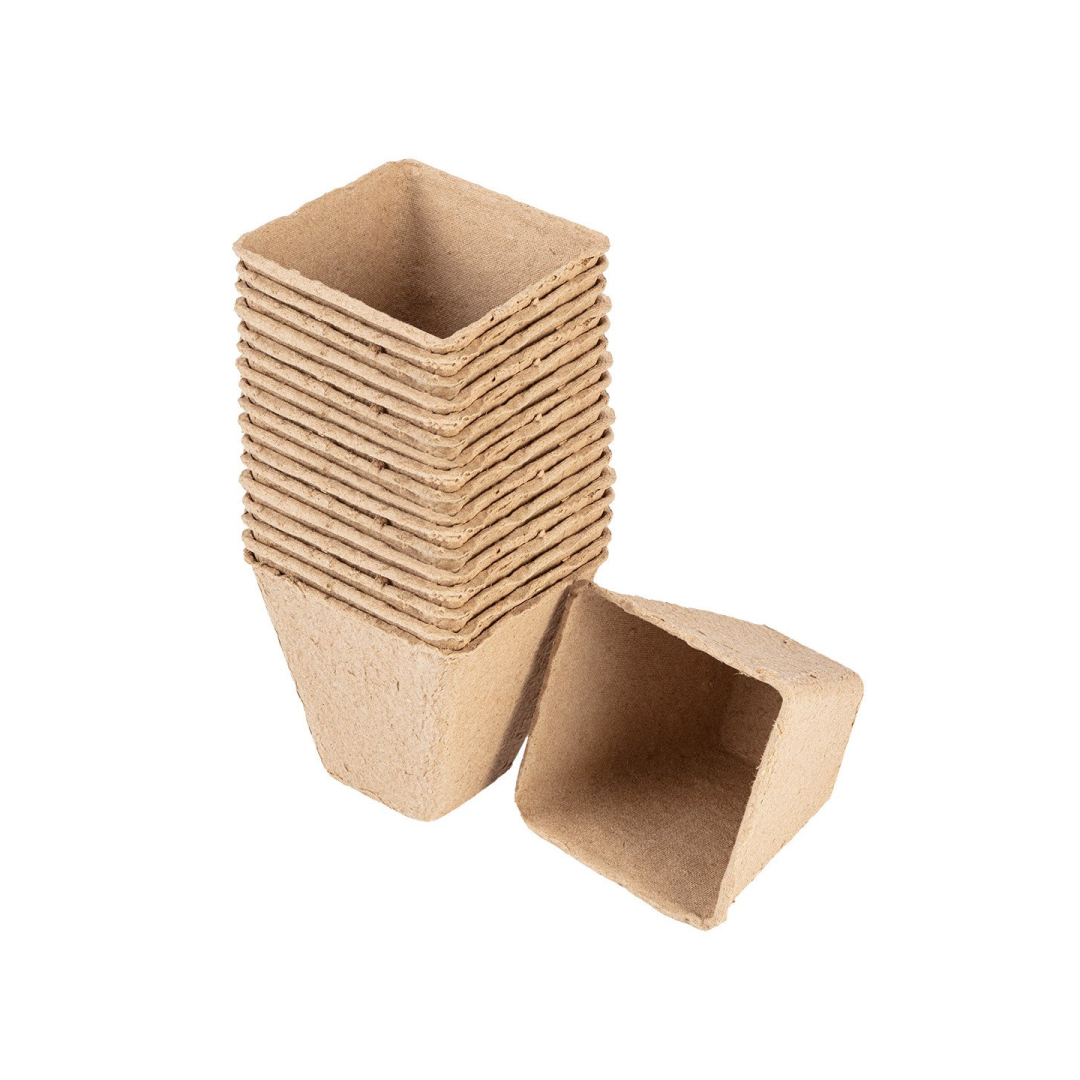 Durpių ankštys: 8 x 8 x 7,8 cm, 18 vnt