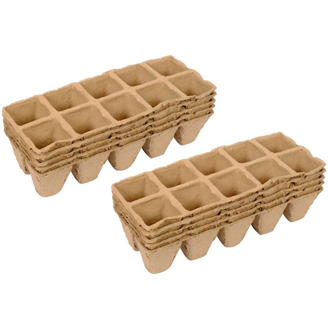 Durpiniai vazonai daigams auginti | ekologiški | 10 vnt. (90350) Durpiniai vazonai daigams auginti | ekologiški | 10 vnt. (90350)