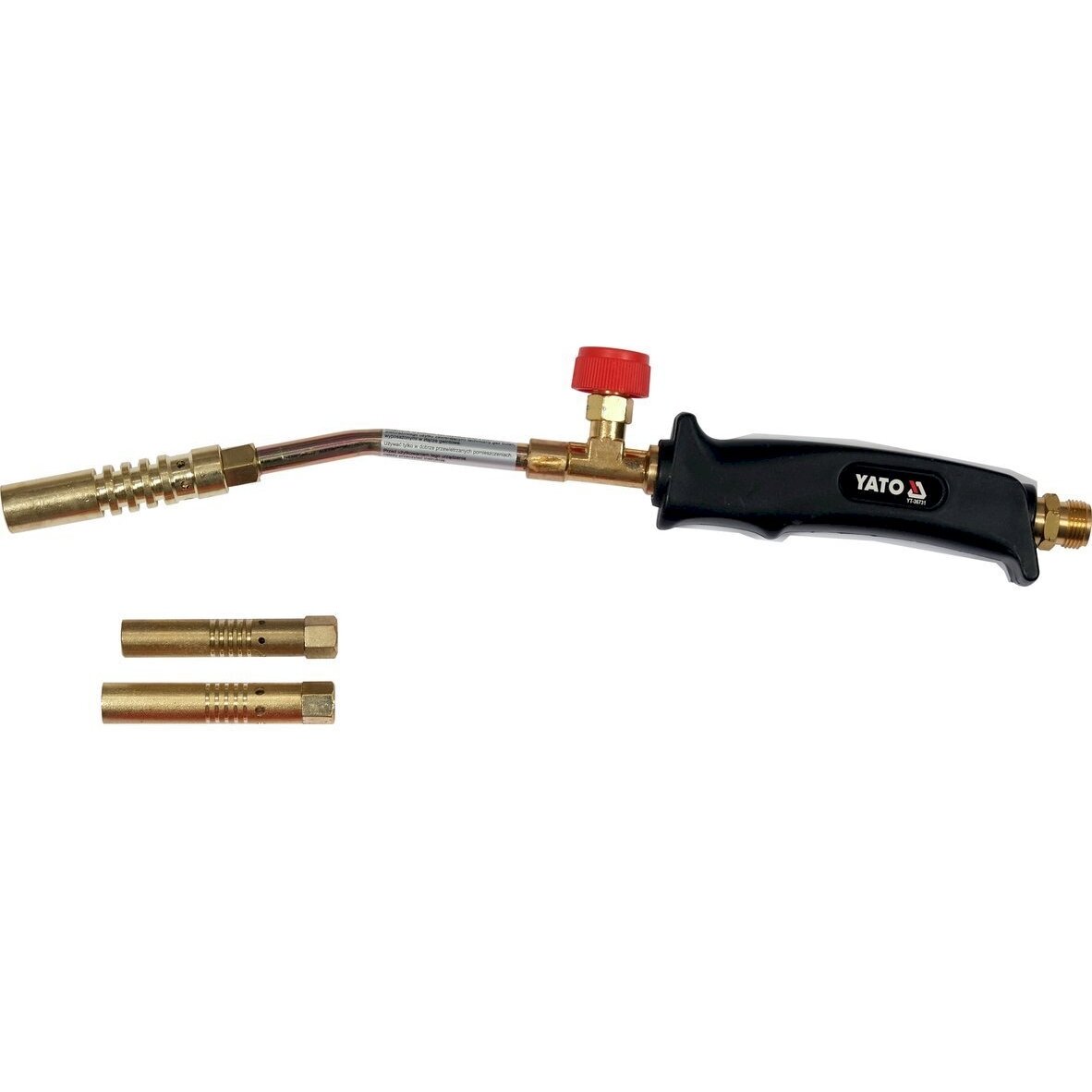 Dujinis degiklis su antgaliais | 360 mm (YT-36731) Dujinis degiklis su antgaliais | 360 mm (YT-36731)