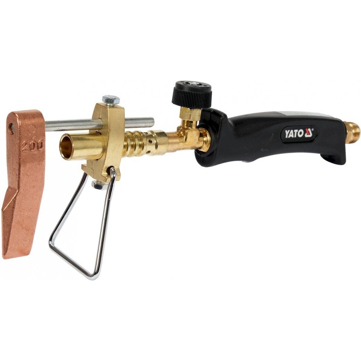 Dujinis degiklis / lituoklis su žarna | varis / žalvaris (YT-36701) 1