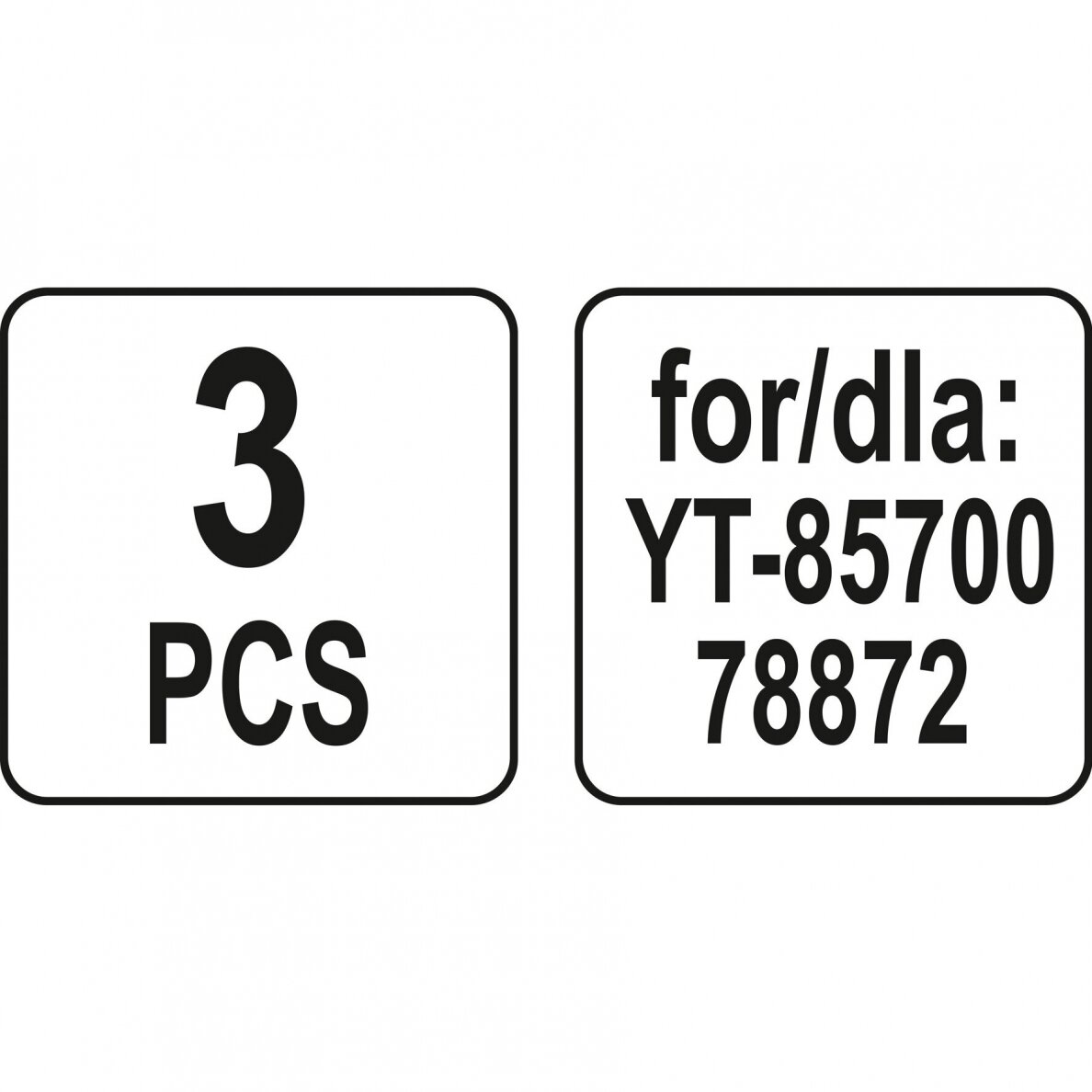 Dulkių maišai Yato YT-85735, 3 vnt. (tinka YT-85700) 2 Dulkių maišai Yato YT-85735, 3 vnt. (tinka YT-85700) 2