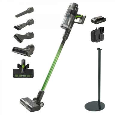 Akumuliatorinis dulkių siurblys – šluota Greenworks GD24SVK4DG, 24 V, 4,0 Ah, (su stovu) Akumuliatorinis dulkių siurblys – šluota Greenworks GD24SVK4DG, 24 V, 4,0 Ah, (su stovu)
