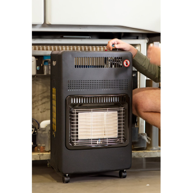 Dujinė balioninė viryklė su reguliatoriumi ir žarna 4200W 2